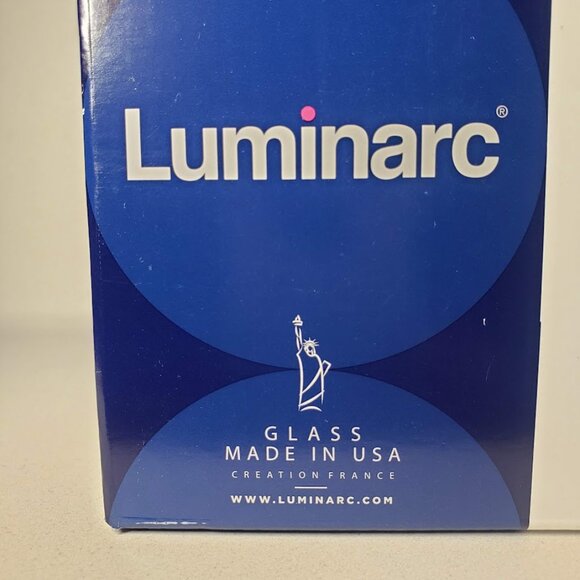 NEW Set of 4 Luminarc Concerto 19 oz glass stemless wine water iced tea glasses - Picture 7 of 10